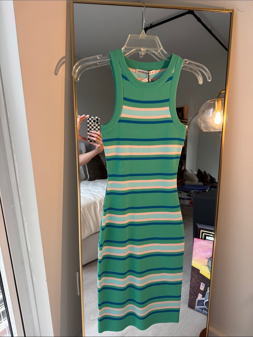 Midi Bodycon Striped Dress